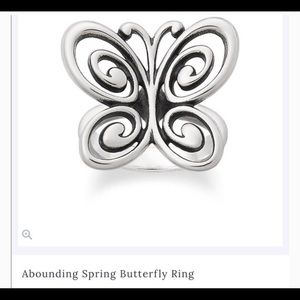 the abounding butterfly james avery ring